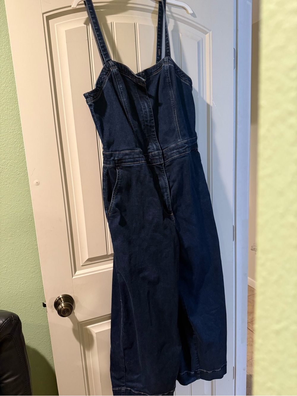 torrid Dark Indigo Denim Wide-Leg Jumpsuit
